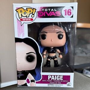 Funko Pop WWE Total Divas Paige Figure - Black and Blue